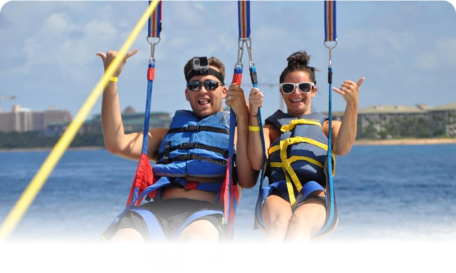 1,200 ft. Parasail Flight